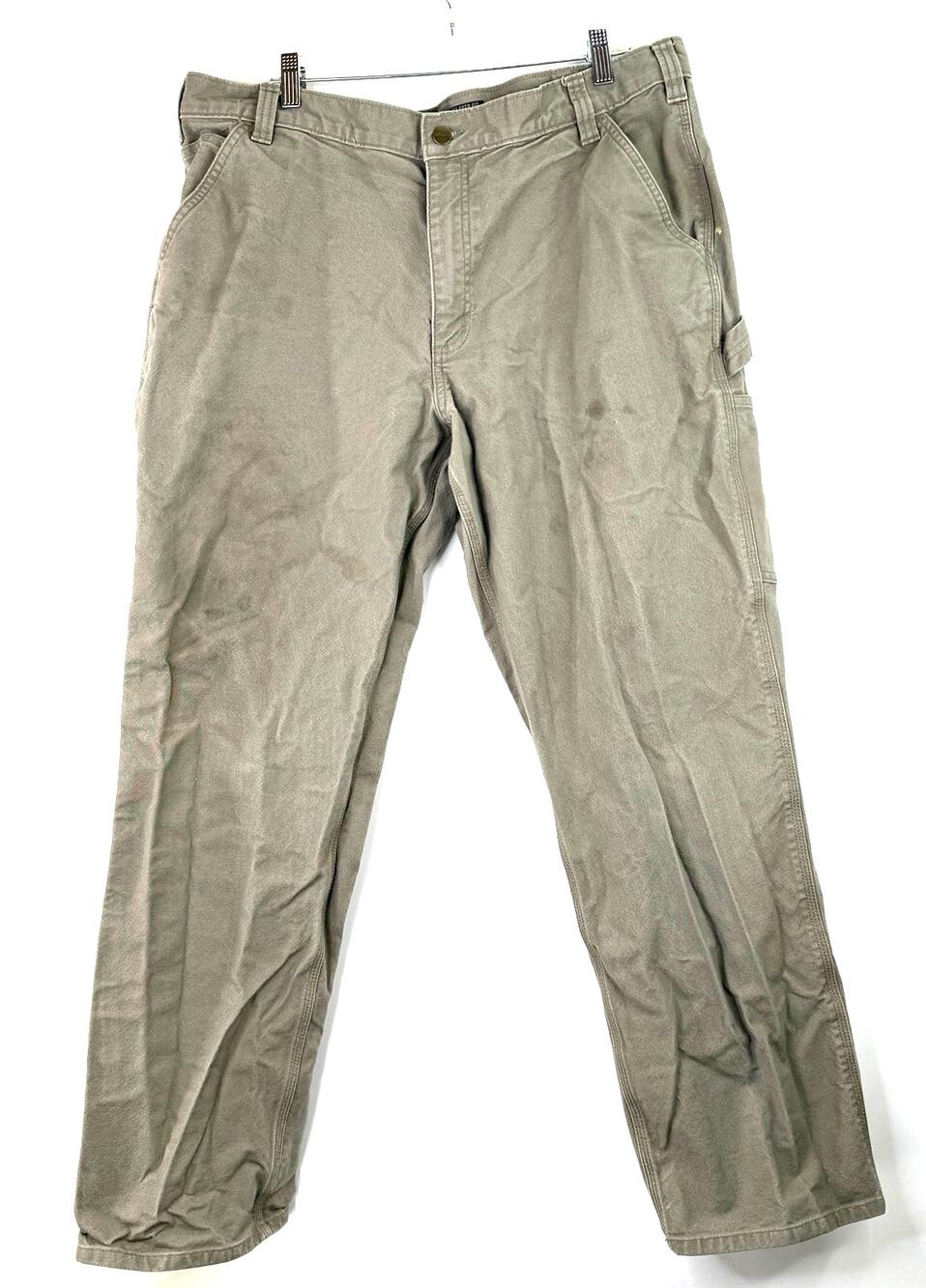 Carhartt Men's Relaxed Fit Khaki Cargo Rugged Flex Pants Size 40 x 32